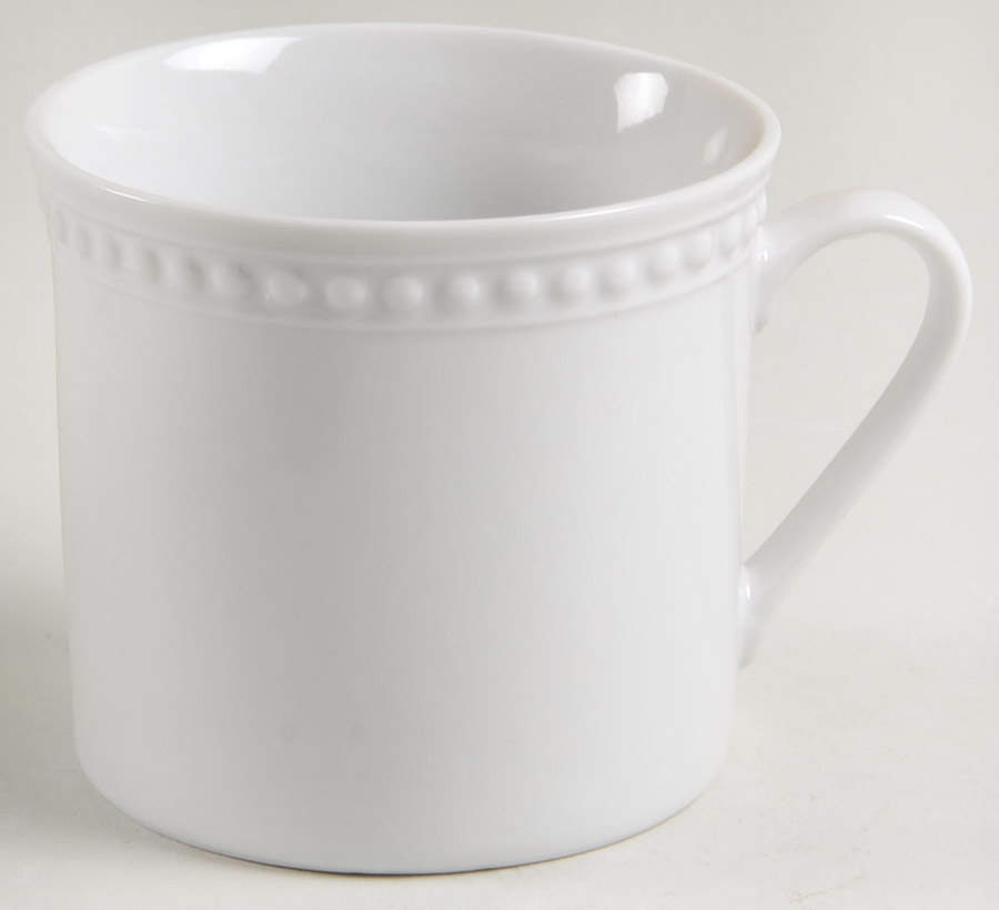 Elegant Pearl White Flat Cup by JCPenney-1