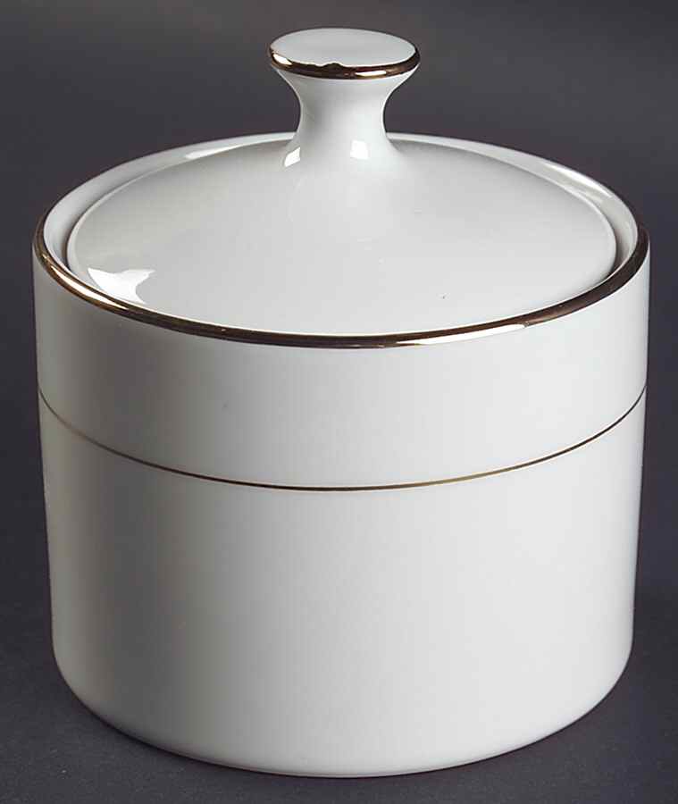 Gold Band Sugar Bowl & Lid by JCPenney-1