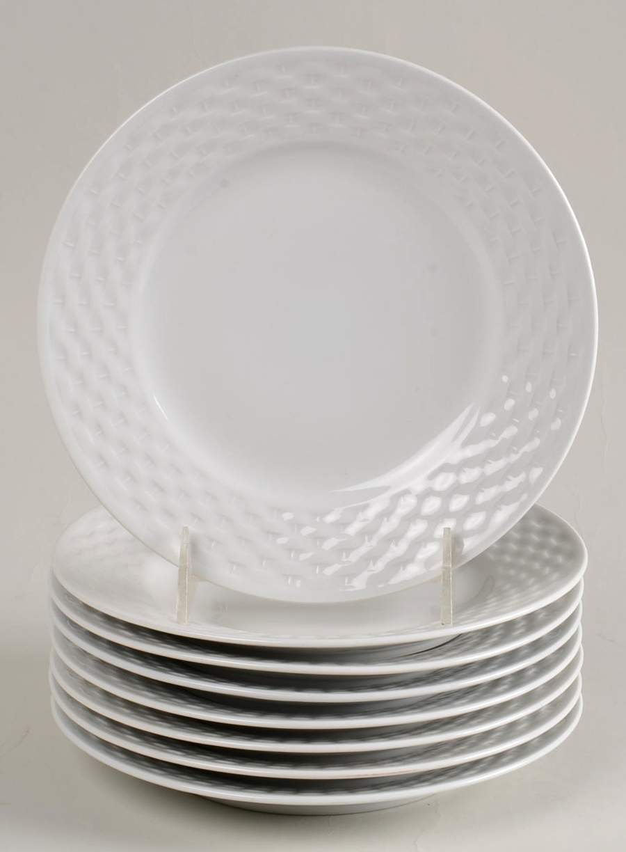 Basket Weave Salad Plate - Set of 8 by JCPenney-1
