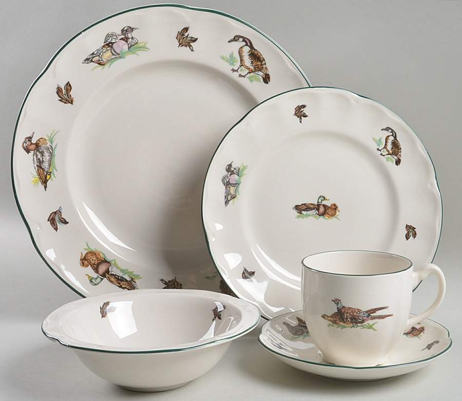 Brookshire ("England 1883" Stamp) 5 Piece Place Setting by Johnson Brothers-1