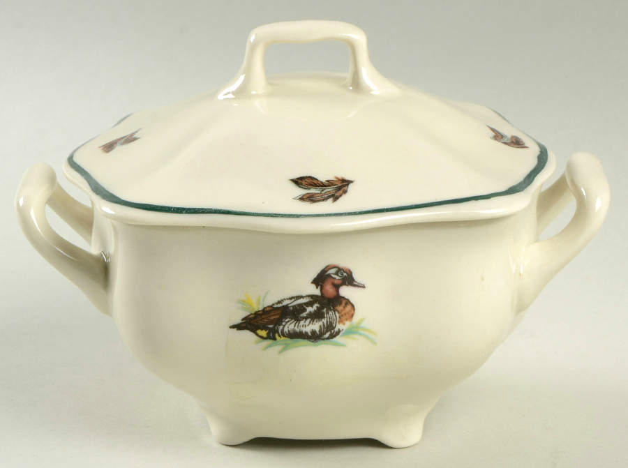 Brookshire ("England 1883" Stamp) Sugar Bowl & Lid by Johnson Brothers-1