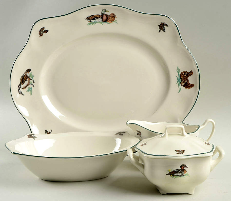 Brookshire ("England 1883" Stamp) 5 Piece Hostess Set by Johnson Brothers-1