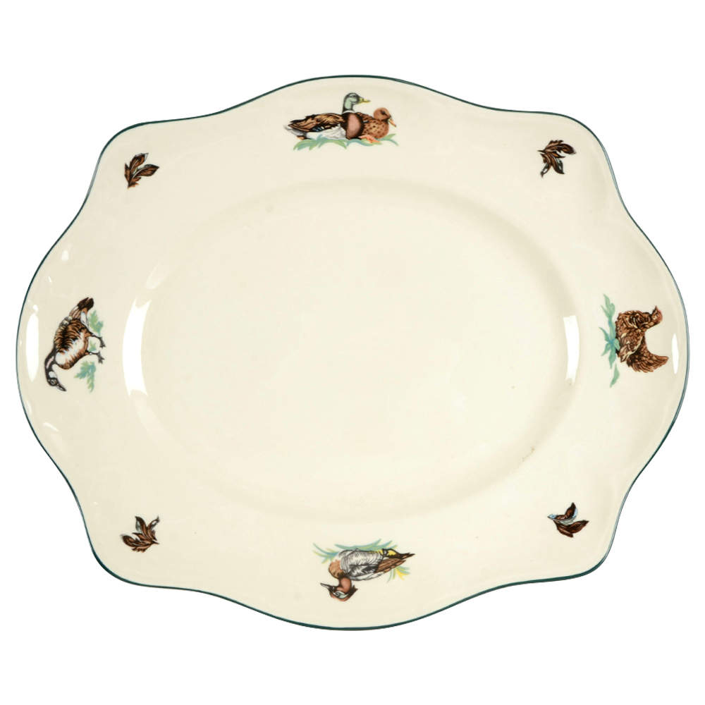 Brookshire ("England 1883" Stamp) 13" Oval Serving Platter by Johnson Brothers-1