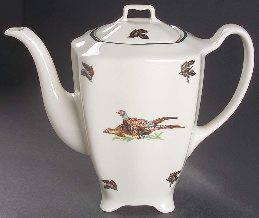 Brookshire ("England 1883" Stamp) Coffee Pot & Lid by Johnson Brothers-1