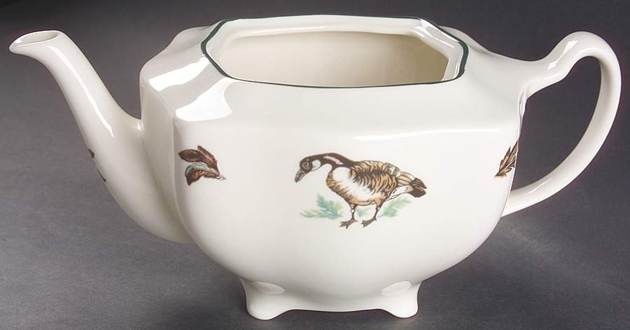 Brookshire ("England 1883" Stamp) Teapot No Lid by Johnson Brothers-1