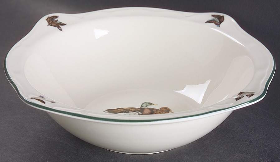 Brookshire ("England 1883" Stamp) 8" Round Vegetable Bowl by Johnson Brothers-1