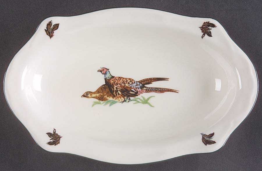 Brookshire ("England 1883" Stamp) Relish/Gravy Underplate by Johnson Brothers-1