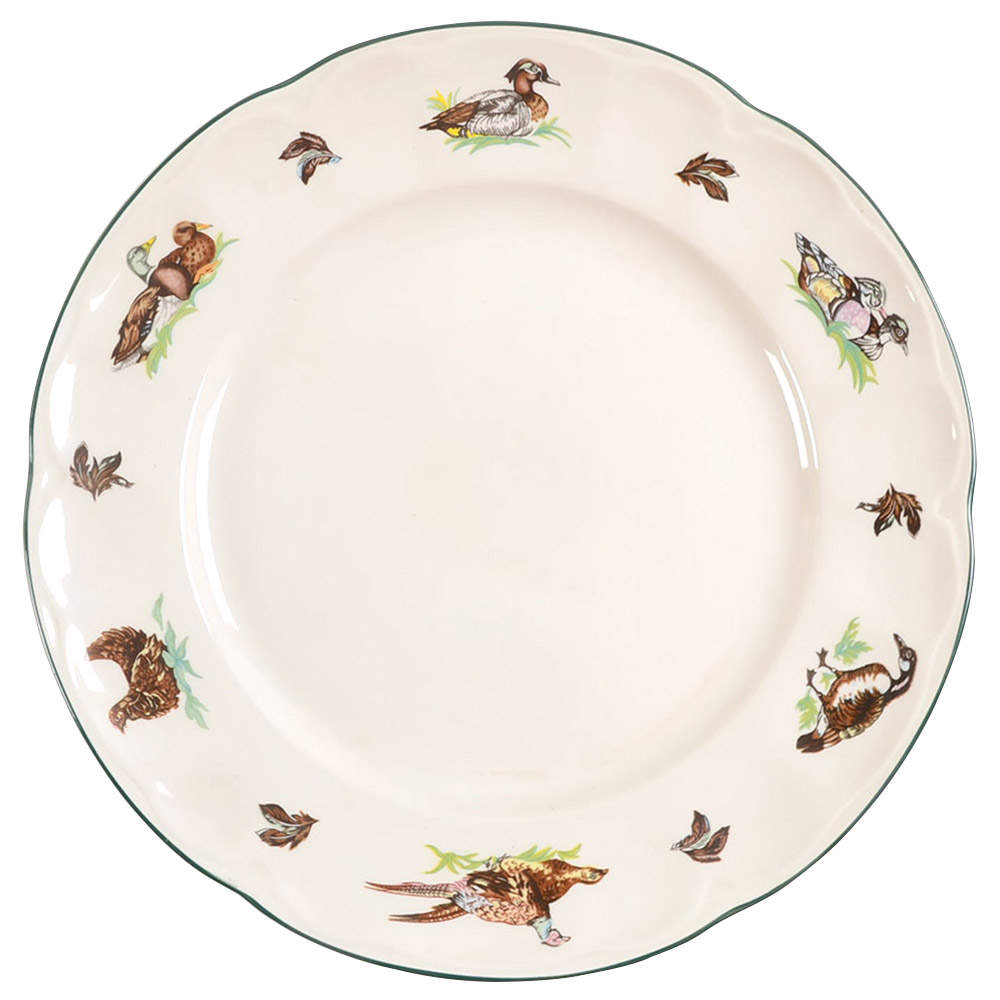 Brookshire ("England 1883" Stamp) 12" Chop Plate (Round Platter) by Johnson Brothers-1