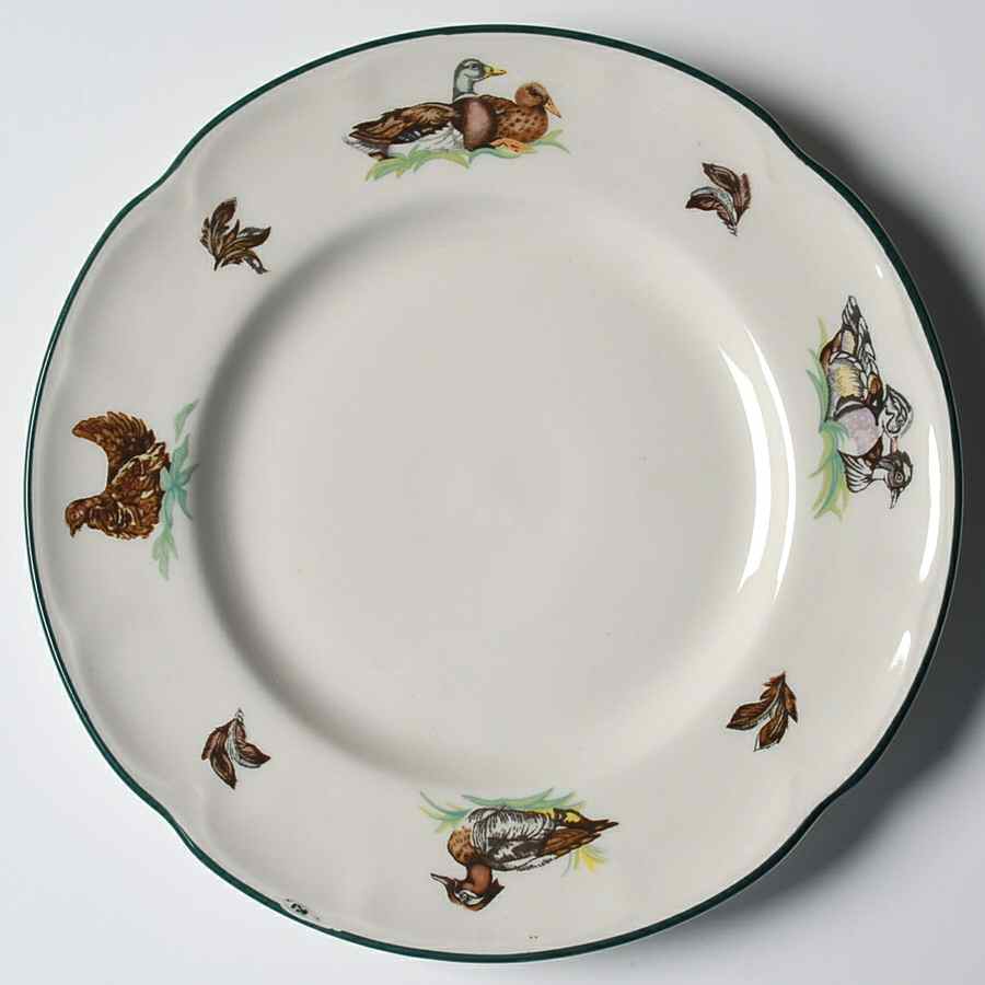 Brookshire ("England 1883" Stamp) Dessert/Pie Plate by Johnson Brothers-1