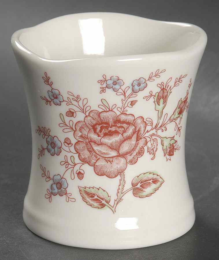 Rose Chintz Pink ("England 1883" Stamp) Votive Candleholder by Johnson Brothers-1