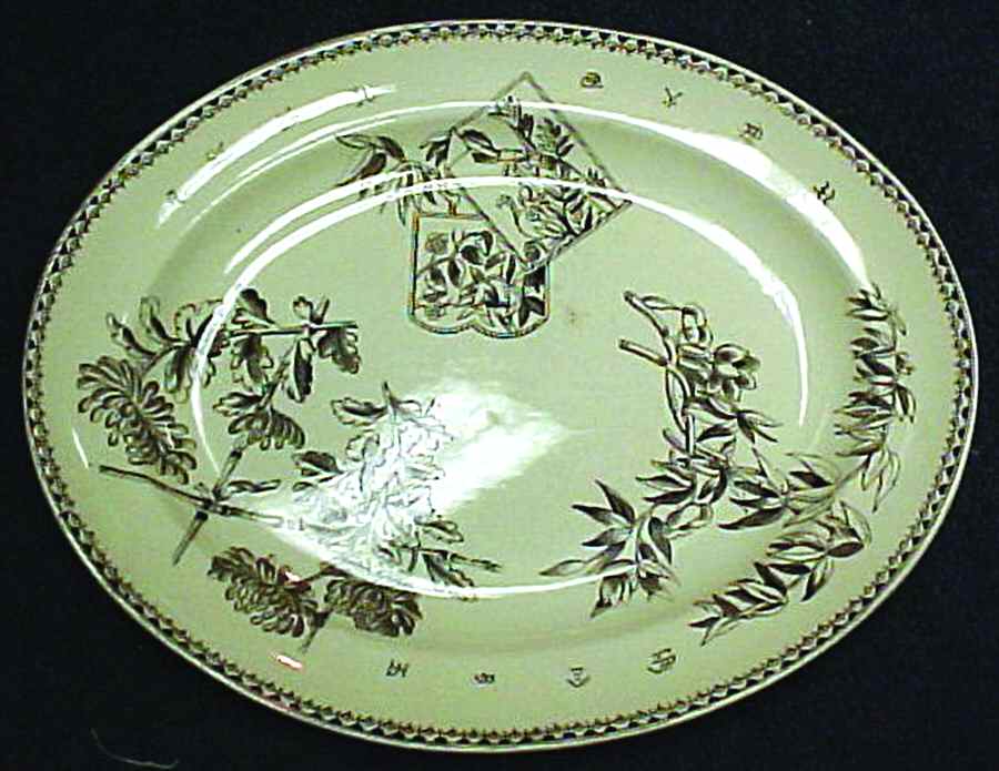 Caius 14" Oval Serving Platter by George Jones & Sons-1