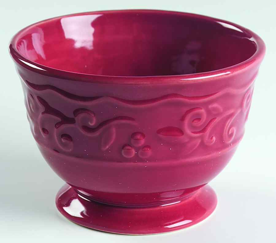 Bella Red Soup/Cereal Bowl by JCPenney-1