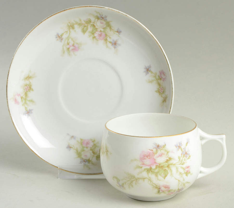 3766 Flat Cup & Saucer Set by Jaeger-1