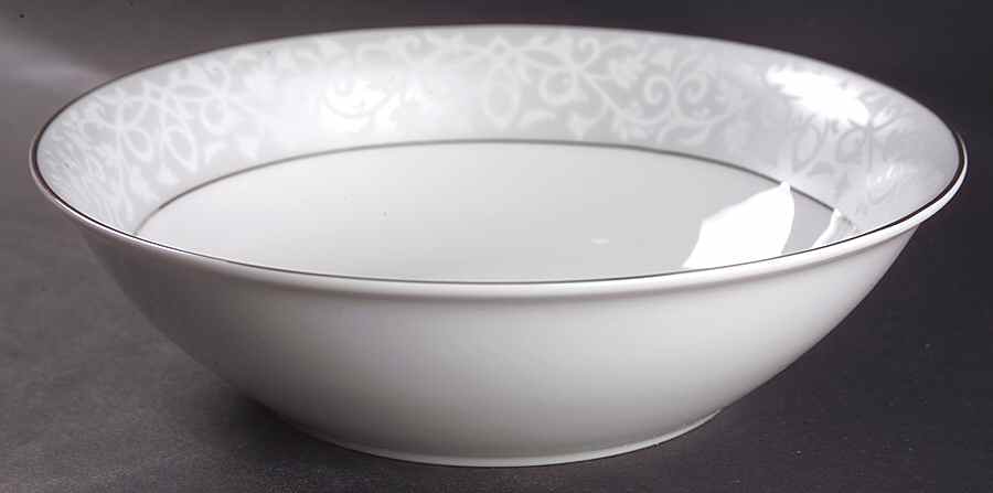 Chambour Silver 9" Round Vegetable Bowl by JCPenney-1