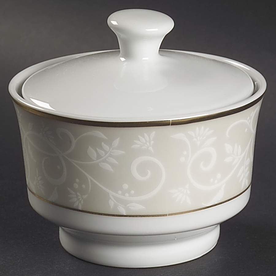Chambour Gold Sugar Bowl & Lid by JCPenney-1