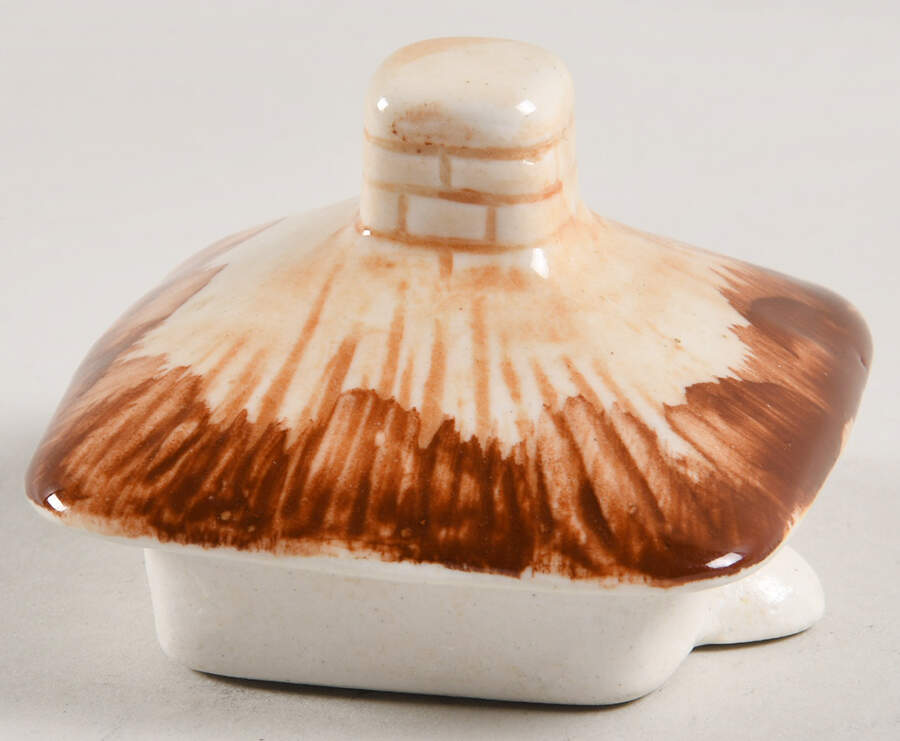 JAP722 (Square Cottage Shaped) Lid for Mini Teapot by Japan-1