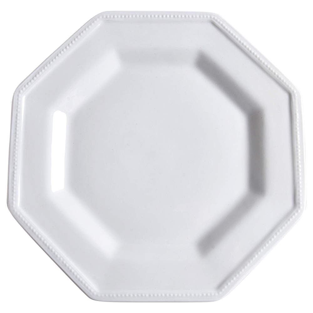 Heritage White ("England 1883"Stamp, Made In China) Salad Plate by Johnson Brothers-1