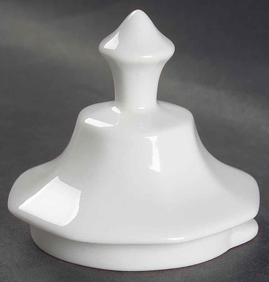 Heritage White ("England 1883"Stamp, Made In China) Lid for Coffee Pot by Johnson Brothers-1