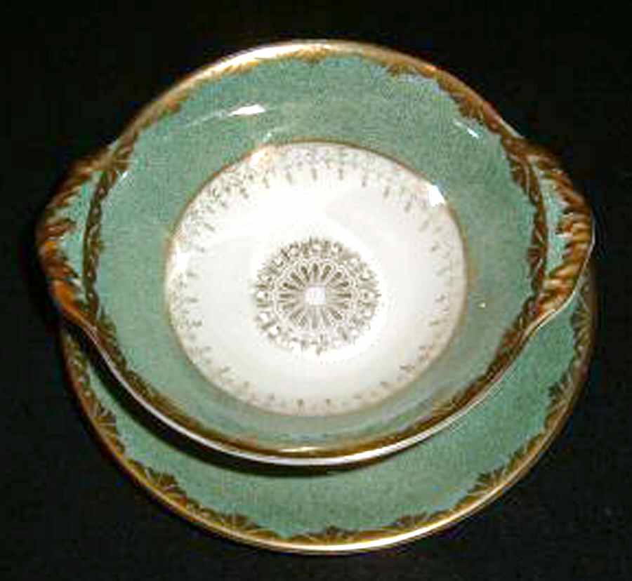 JB974 Flat Cream Soup Bowl & Saucer Set by Johnson Brothers-1