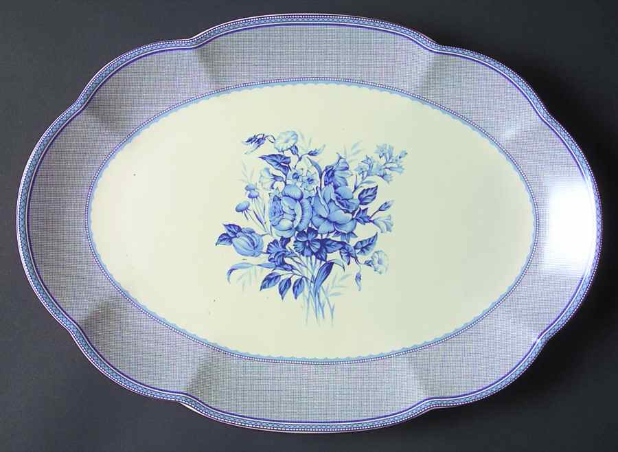 Victorian Rose 15" Oval Serving Platter by Johann Haviland-1
