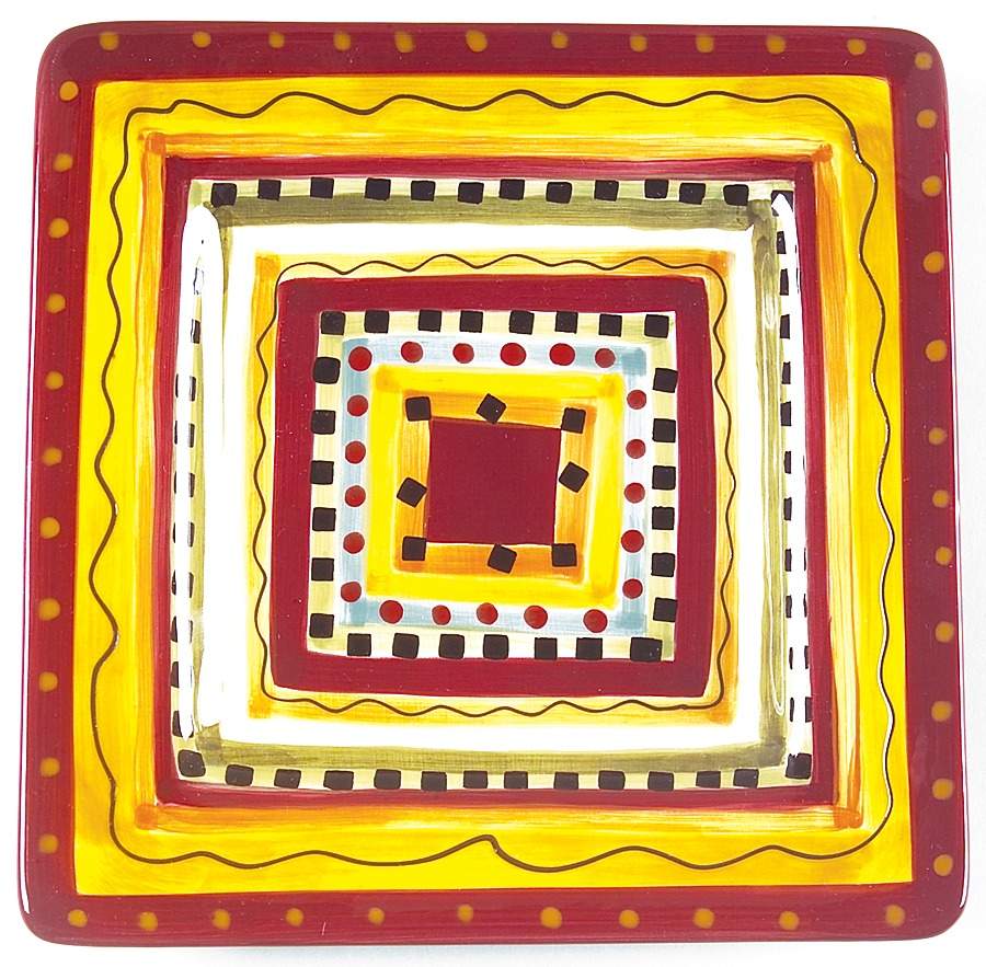 Carumba Square Salad/Dessert Plate by JCPenney-1
