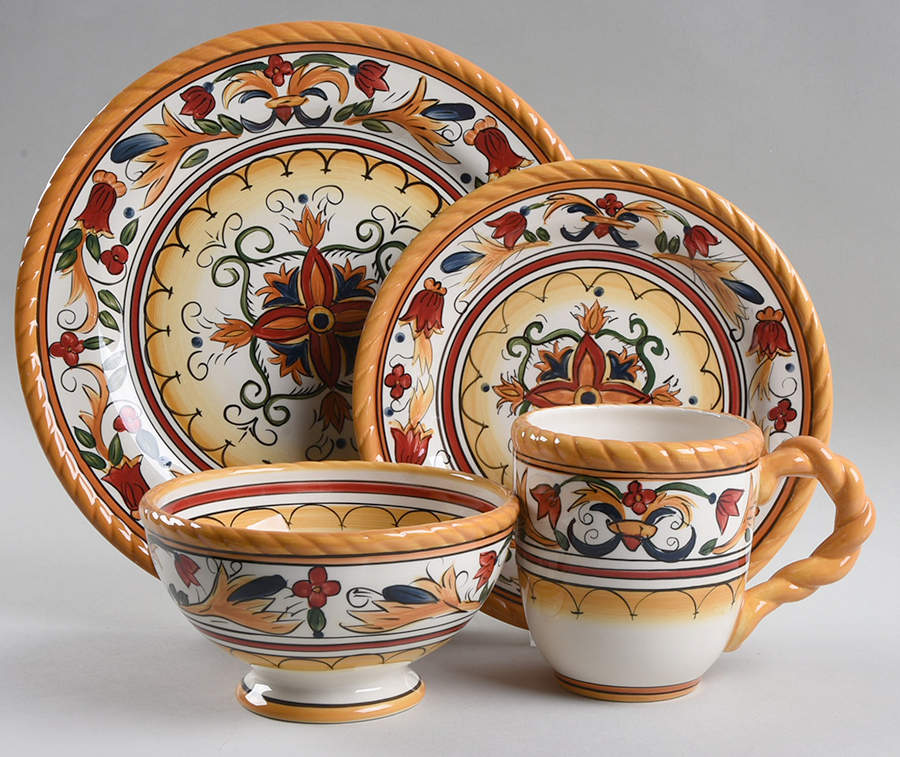 Villa Ancona 4 Piece Place Setting by JCPenney-1