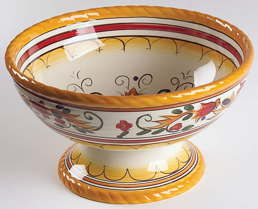 Villa Ancona 10" Footed Bowl by JCPenney-1