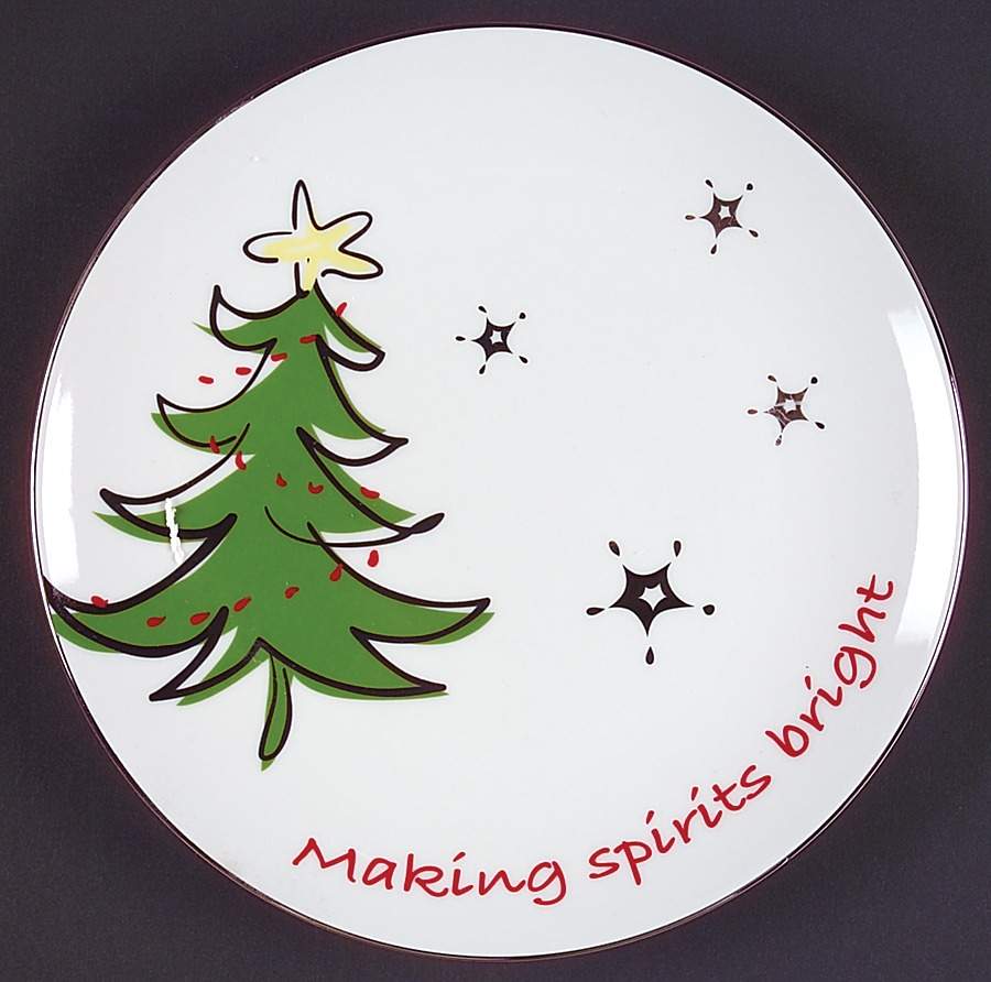 Modern Snowman Salad Plate by JCPenney-1