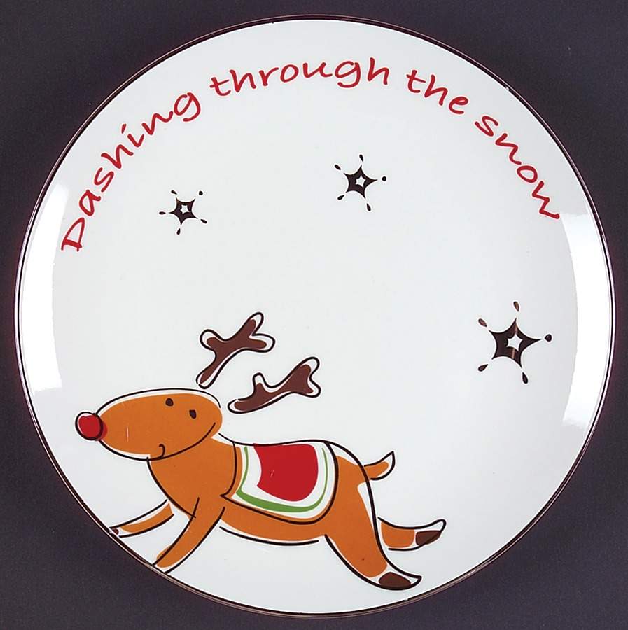 Modern Snowman Salad Plate by JCPenney-1