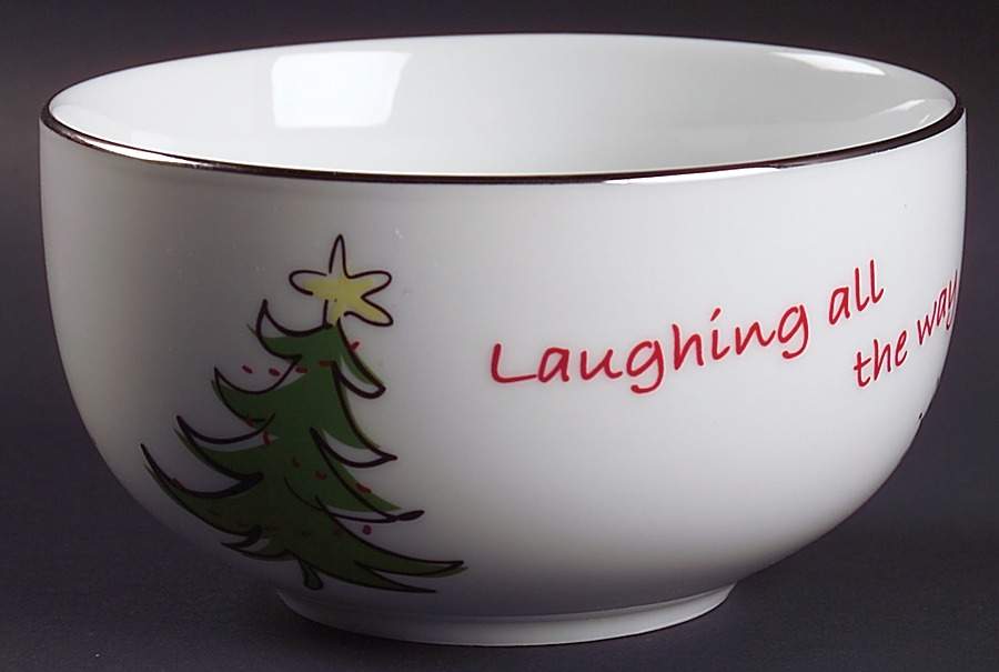 Modern Snowman Soup/Cereal Bowl by JCPenney-1