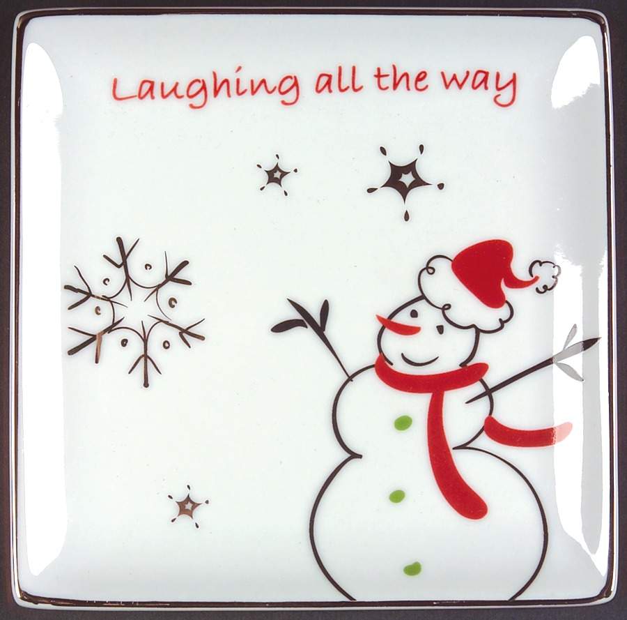 Modern Snowman Canape Plate by JCPenney-1