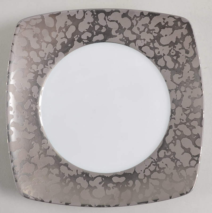 Big Bang Platinum Square Bread & Butter Plate by Jaune de Chrome-1