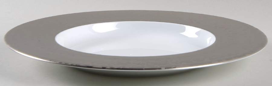Big Bang Platinum Large Rim Soup Bowl by Jaune de Chrome-1