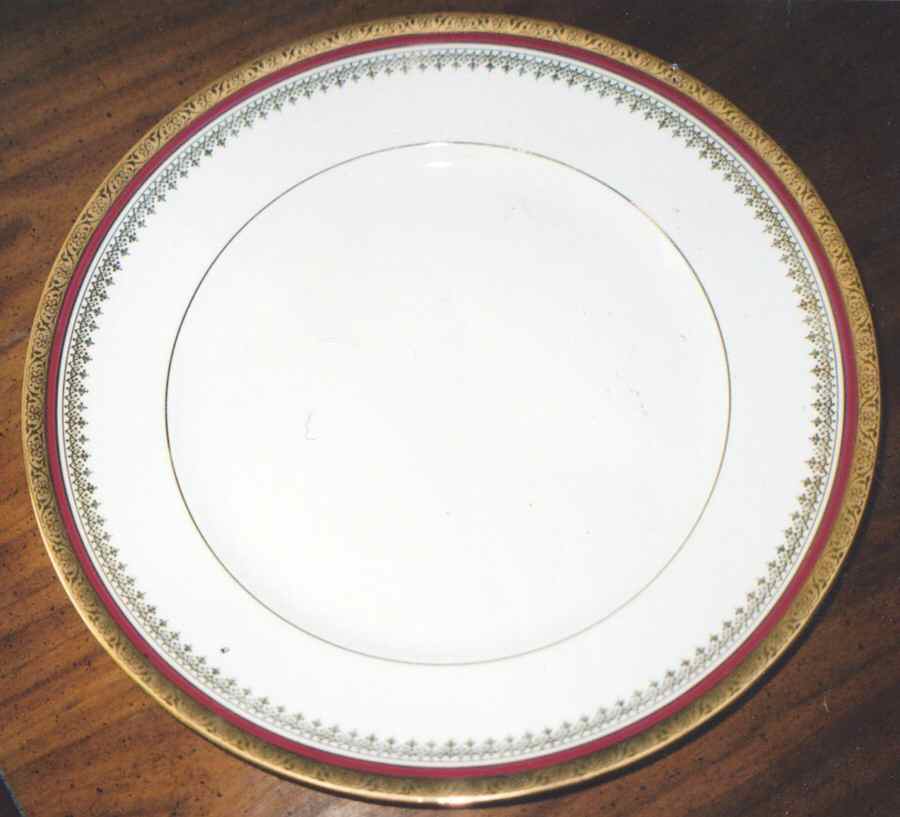 Luchon (Red) Dinner Plate by Jammet Seignolles-1