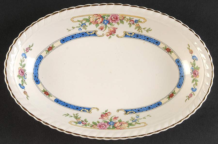 Eastbourne (Old English) Relish/Gravy Underplate by Johnson Brothers-1