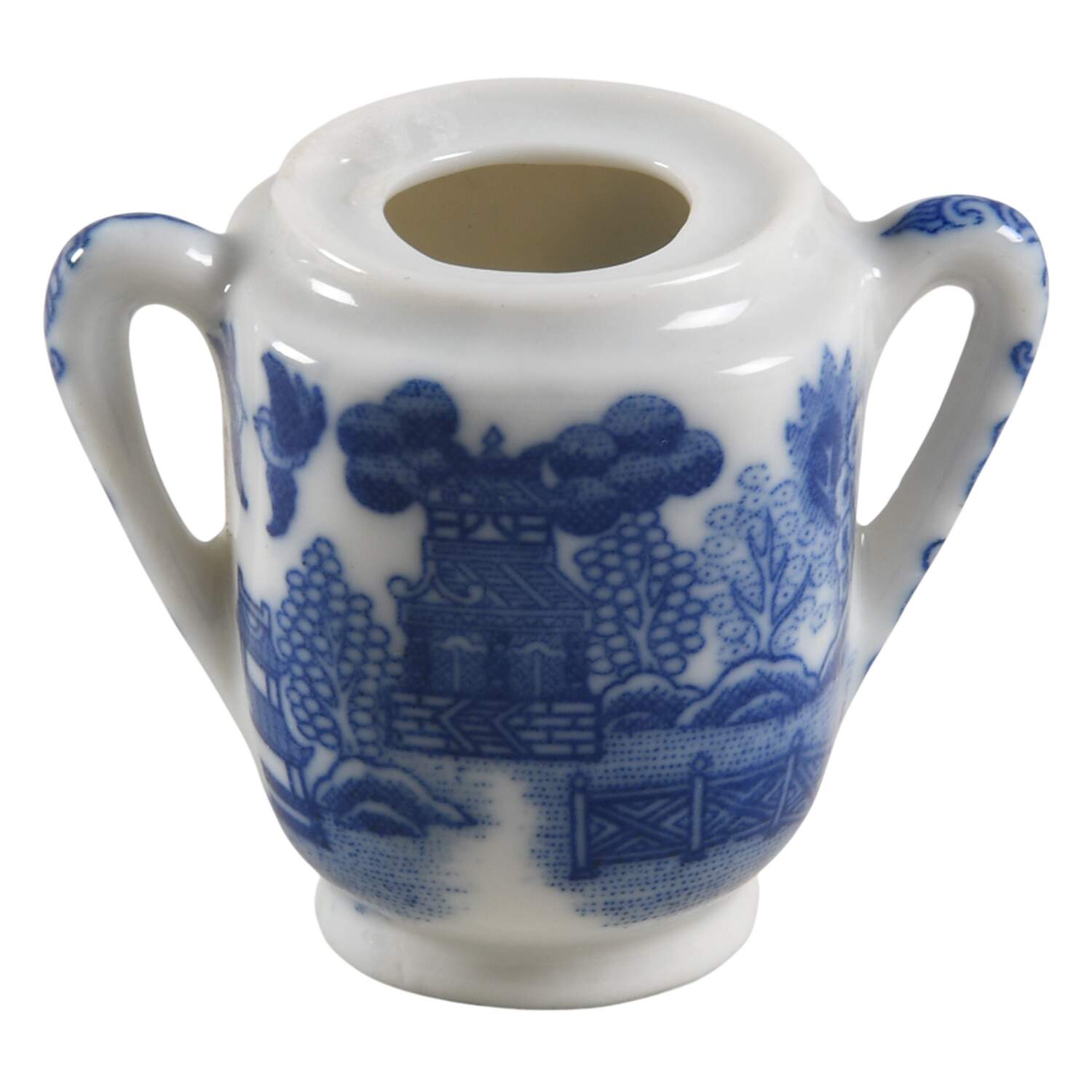 Blue Willow (Child's Set, Made in Japan) Toy Sugar Bowl No Lid by Japan-1