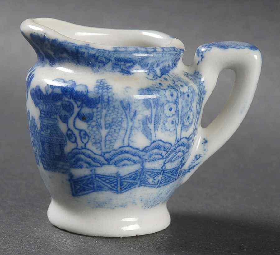Blue Willow (Child's Set, Occupied Japan) Toy Creamer by Japan-1