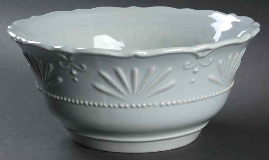 Adalina Blue 11" Large Salad Serving Bowl by JCPenney-1