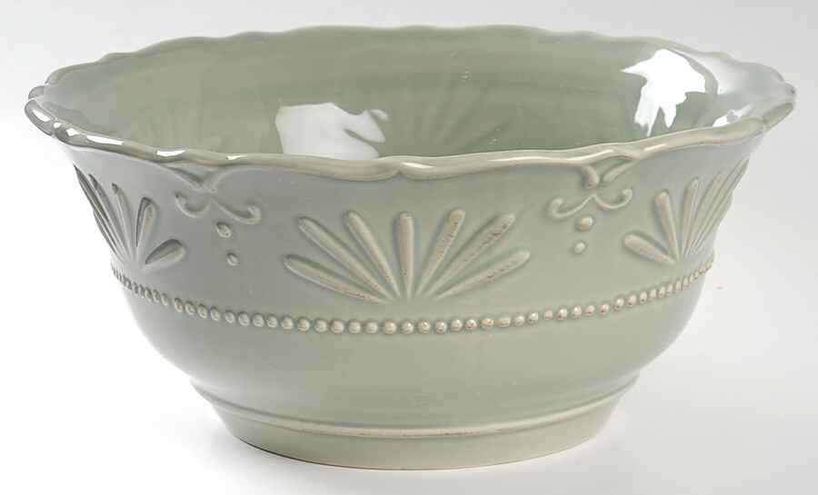 Adalina Green 11" Large Salad Serving Bowl by JCPenney-1
