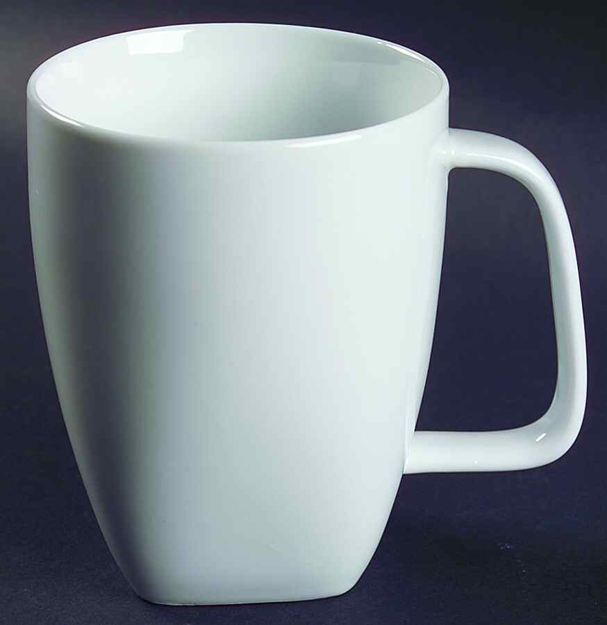 Basic White Square Mug by JCPenney-1