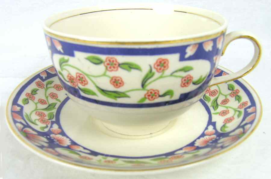 JB987 Footed Cup & Saucer Set by Johnson Brothers-1