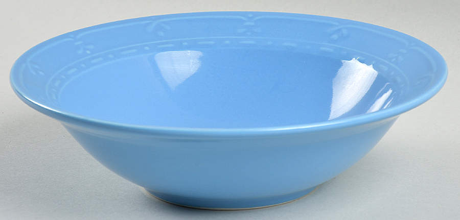 Firenza Country Blue Rim Soup Bowl by JCPenney-1