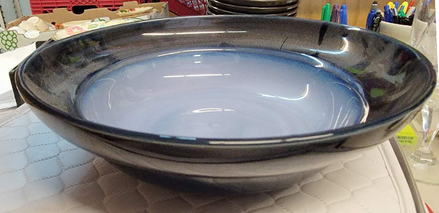 Deep Sea 9" Round Vegetable Bowl by Joseph Abboud-1