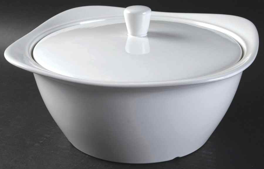 Arctic Frost 2 Quart Square Casserole with Ceramic Lid by Johnson Brothers-1