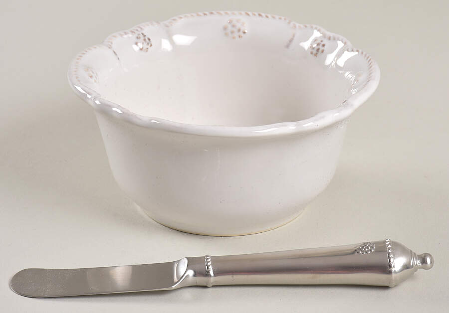 Jardins du Monde Dip Bowl & Spreader Set by Juliska Ceramics-1