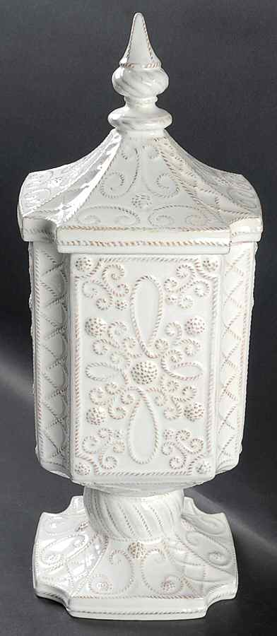 Jardins du Monde 18" Footed Urn with Lid by Juliska Ceramics-1