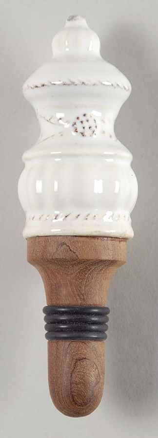 Jardins du Monde Wine Bottle Stopper by Juliska Ceramics-1