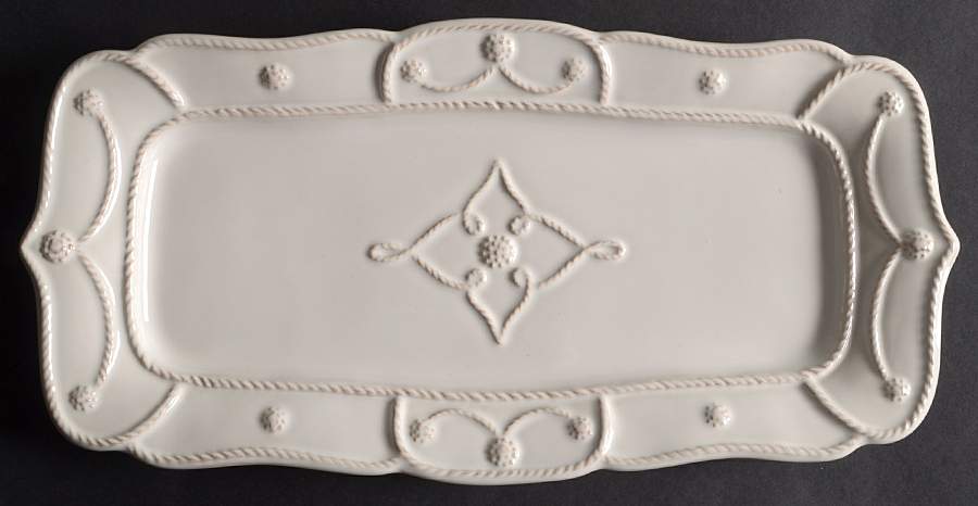 Jardins du Monde Large Sandwich Tray by Juliska Ceramics-1