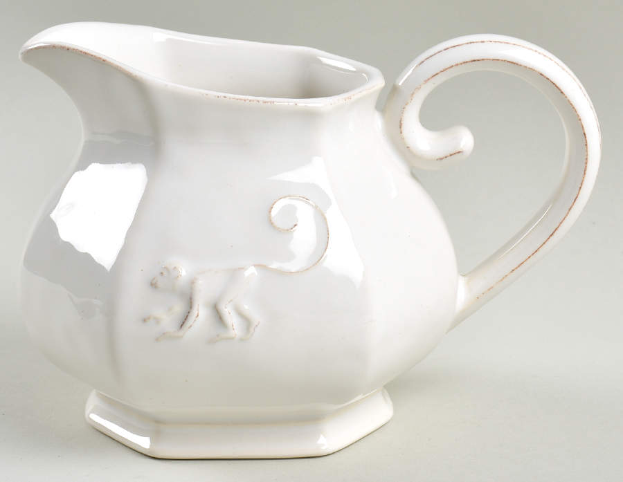 Petit Singe Whitewash Creamer by Juliska Ceramics-1