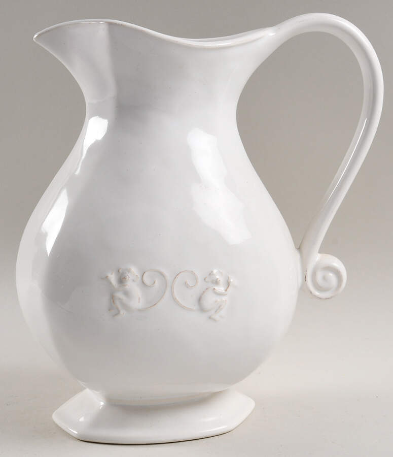 Petit Singe Whitewash 84 Oz Pitcher by Juliska Ceramics-1